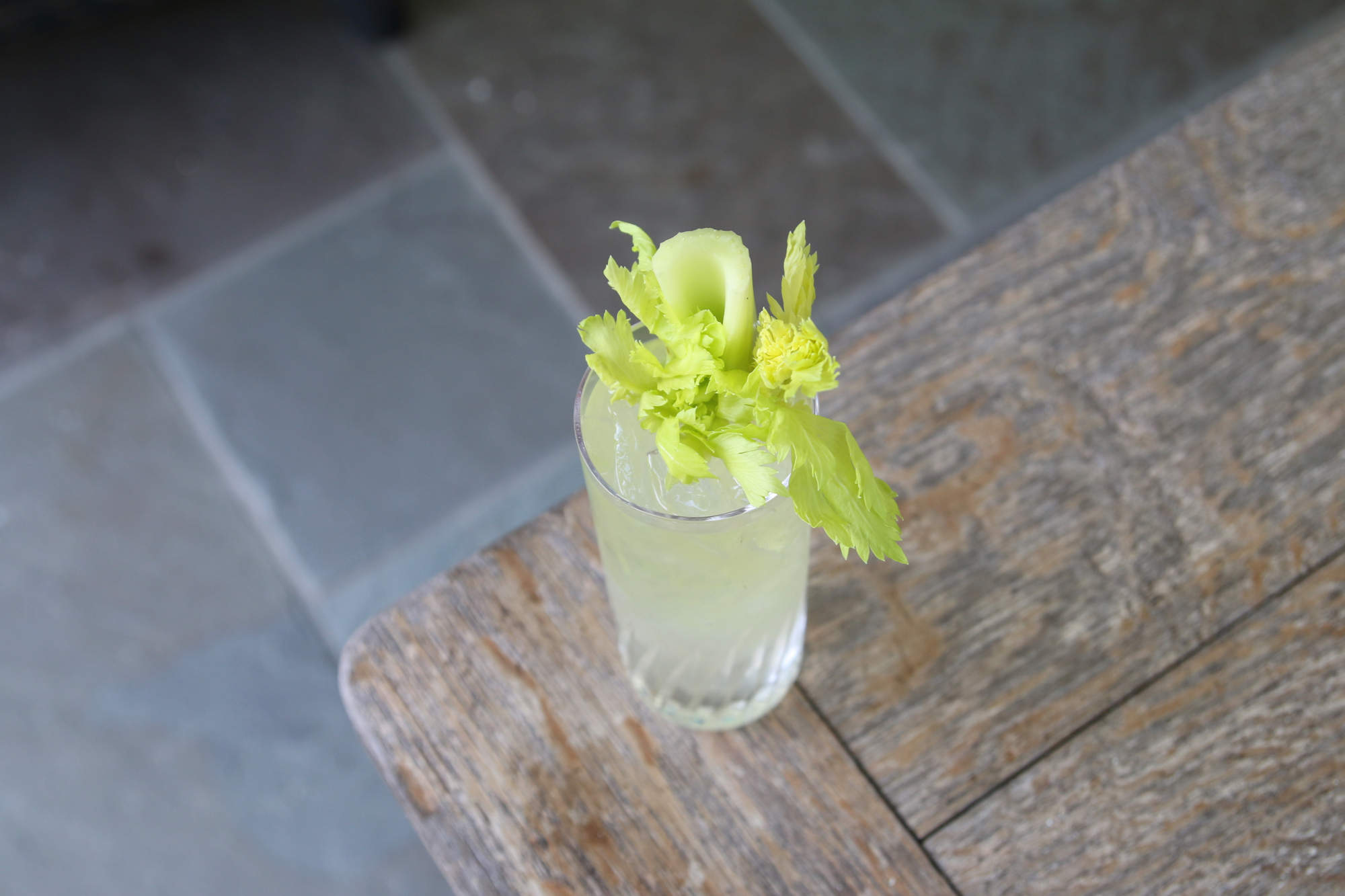 Celery Root Gin and Tonic